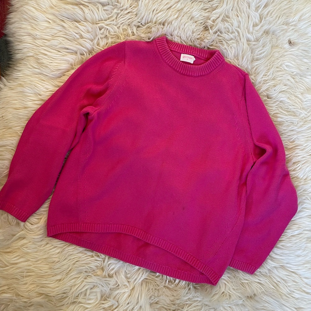 Gorman Fuchsia 100% Cotton Crew Neck - small